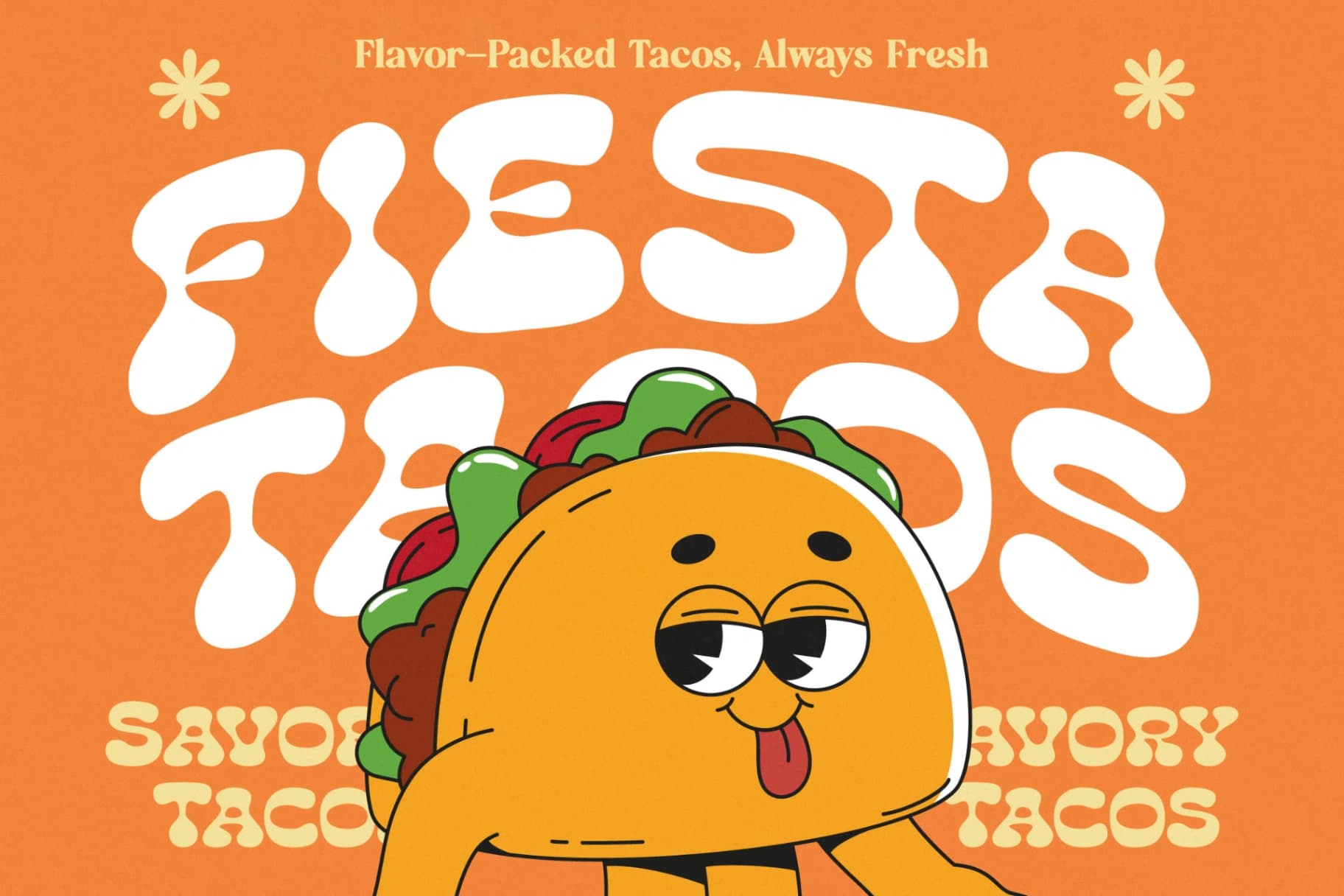 Preview 4 for Lemon Burst - Groovy Display Font