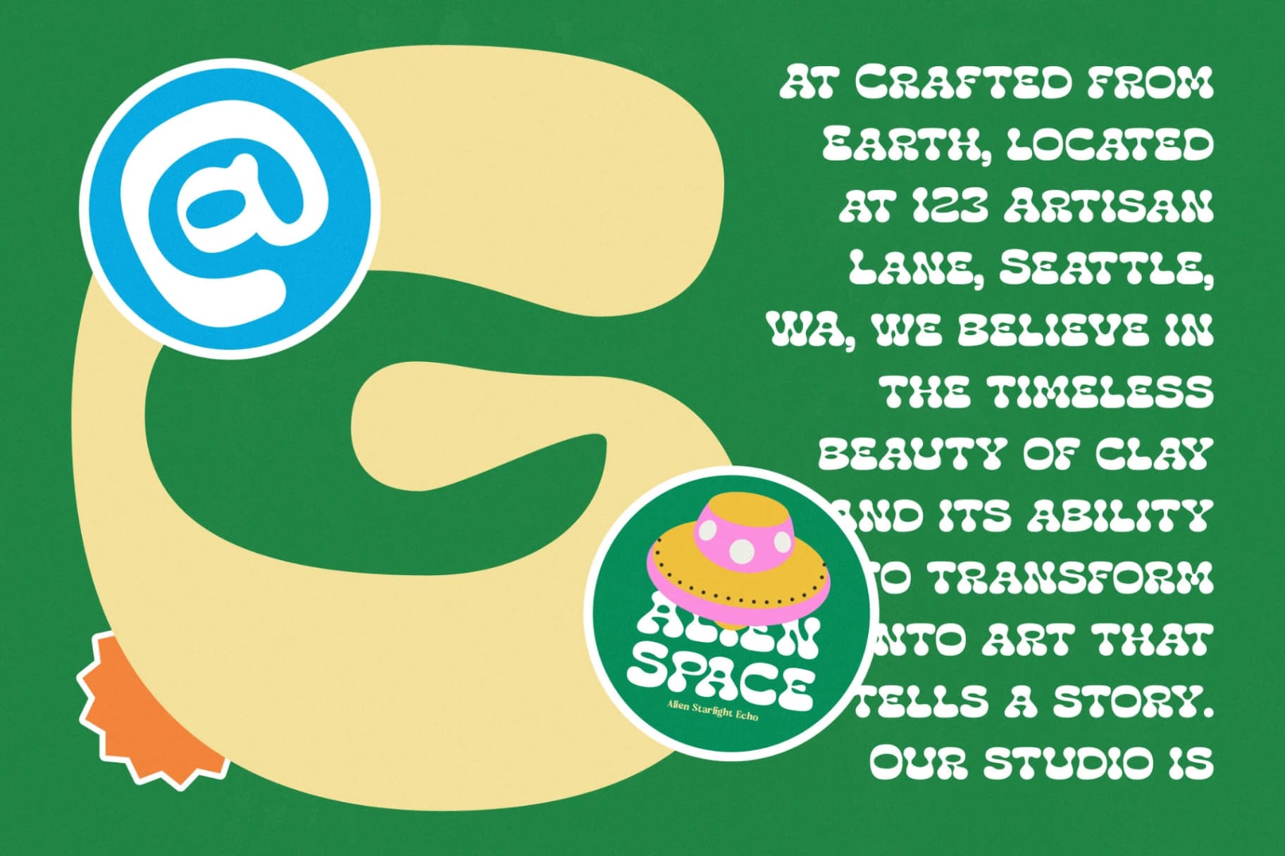 Preview 12 for Lemon Burst - Groovy Display Font