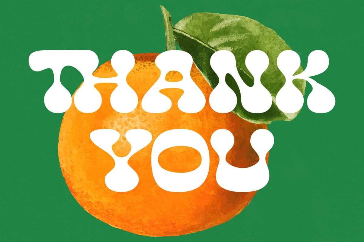 Lemon Burst - Groovy Display Font font preview 20