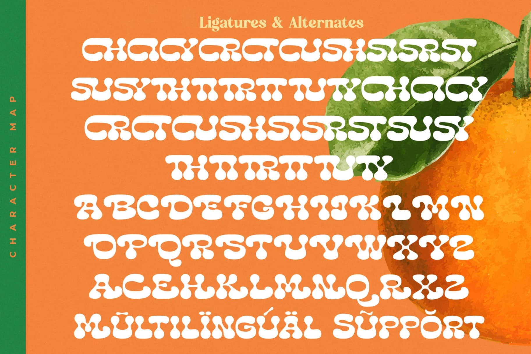 Preview 19 for Lemon Burst - Groovy Display Font