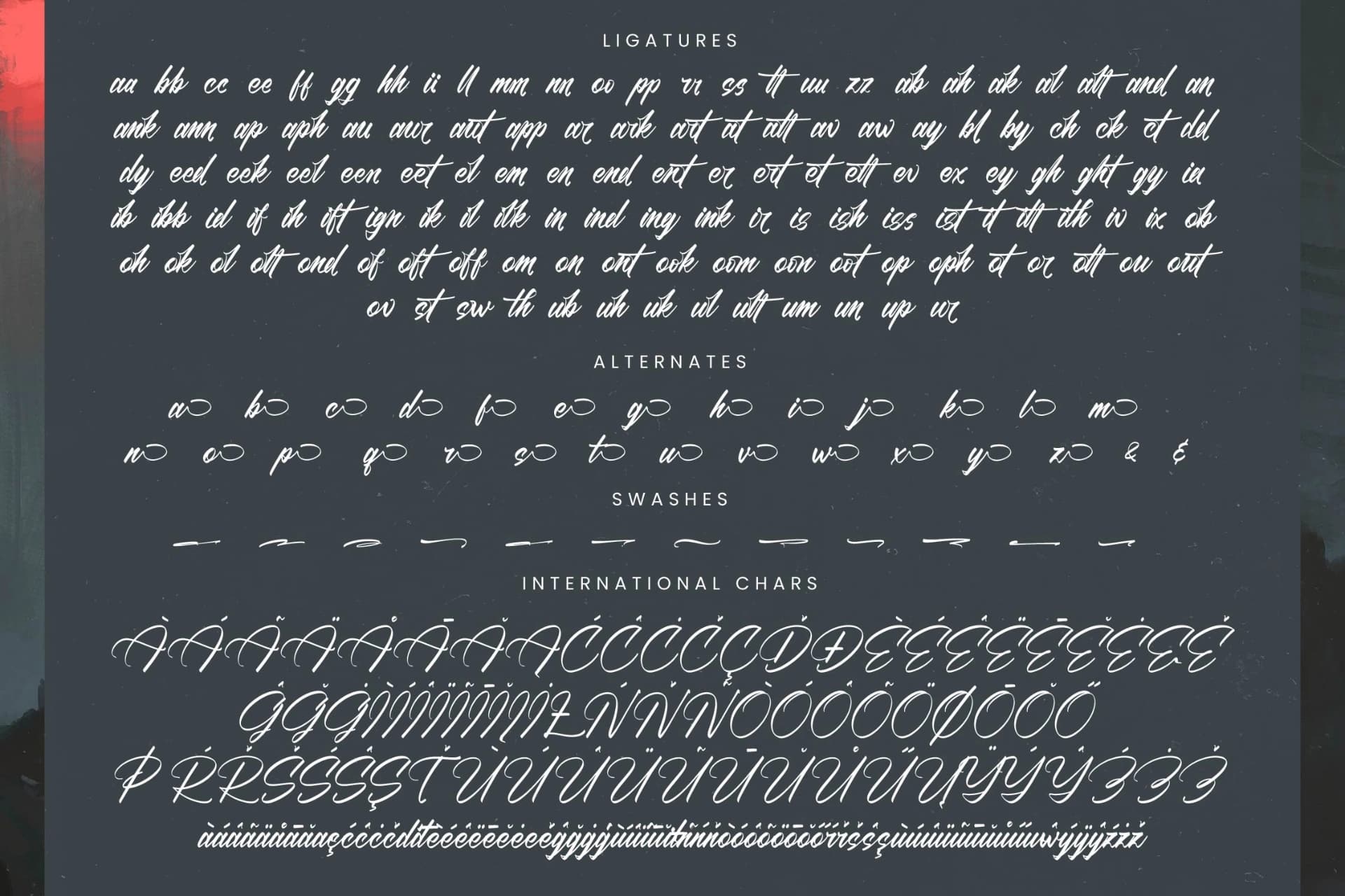 Preview 18 for Black Fatal - Brush Calligraphy Font