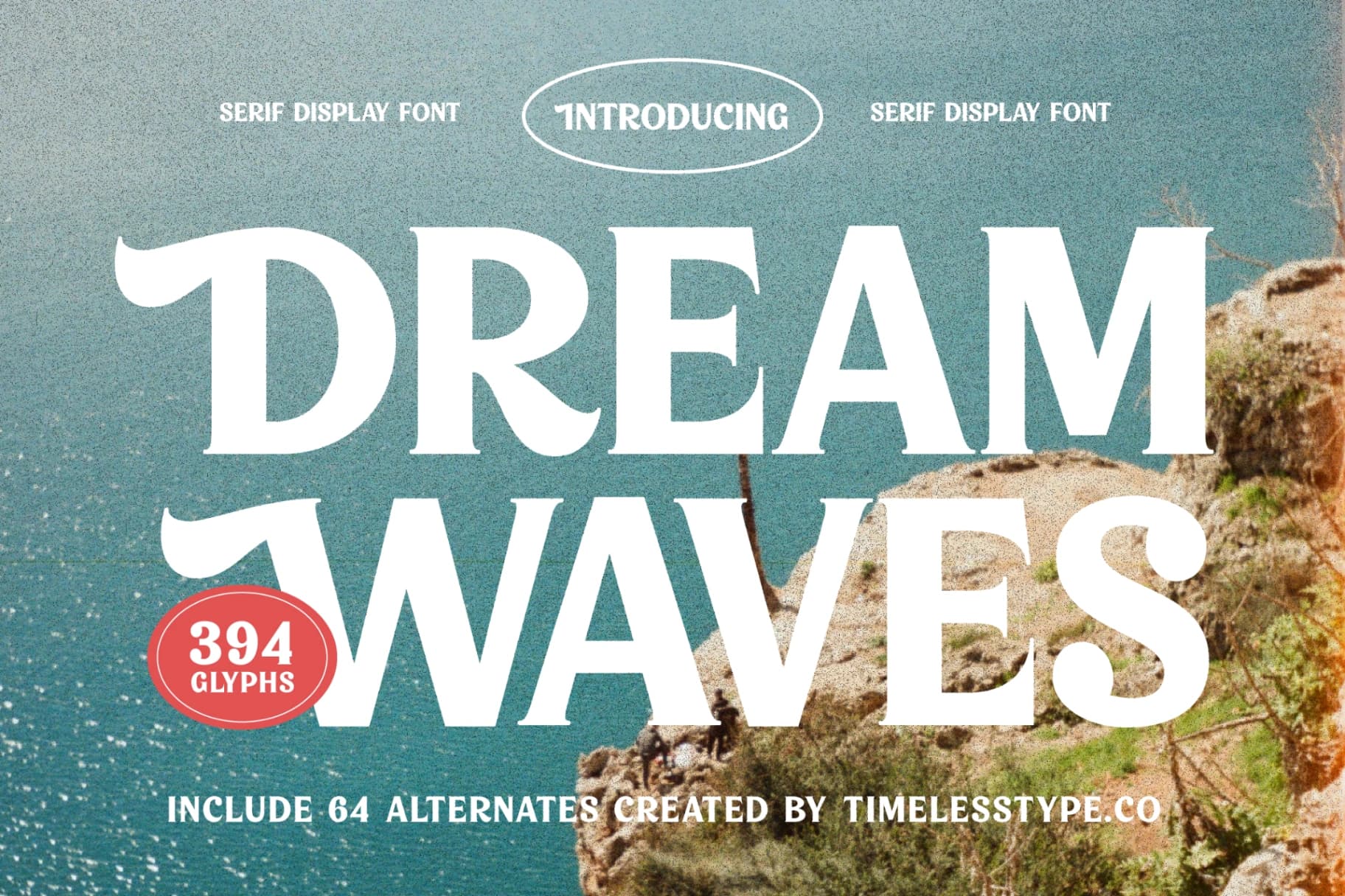 Preview 1 for Dream Waves - Serif Display Font