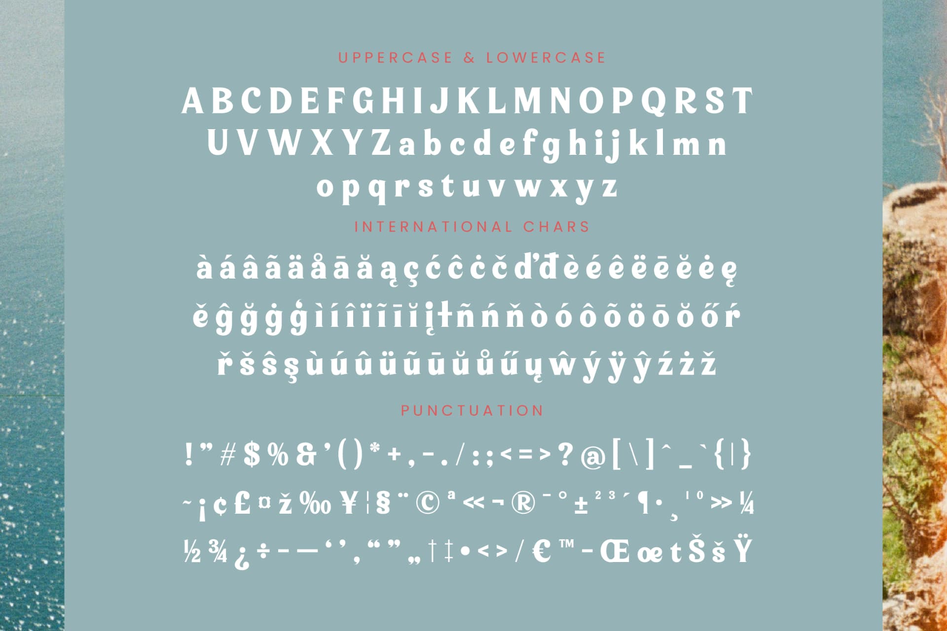 Preview 19 for Dream Waves - Serif Display Font
