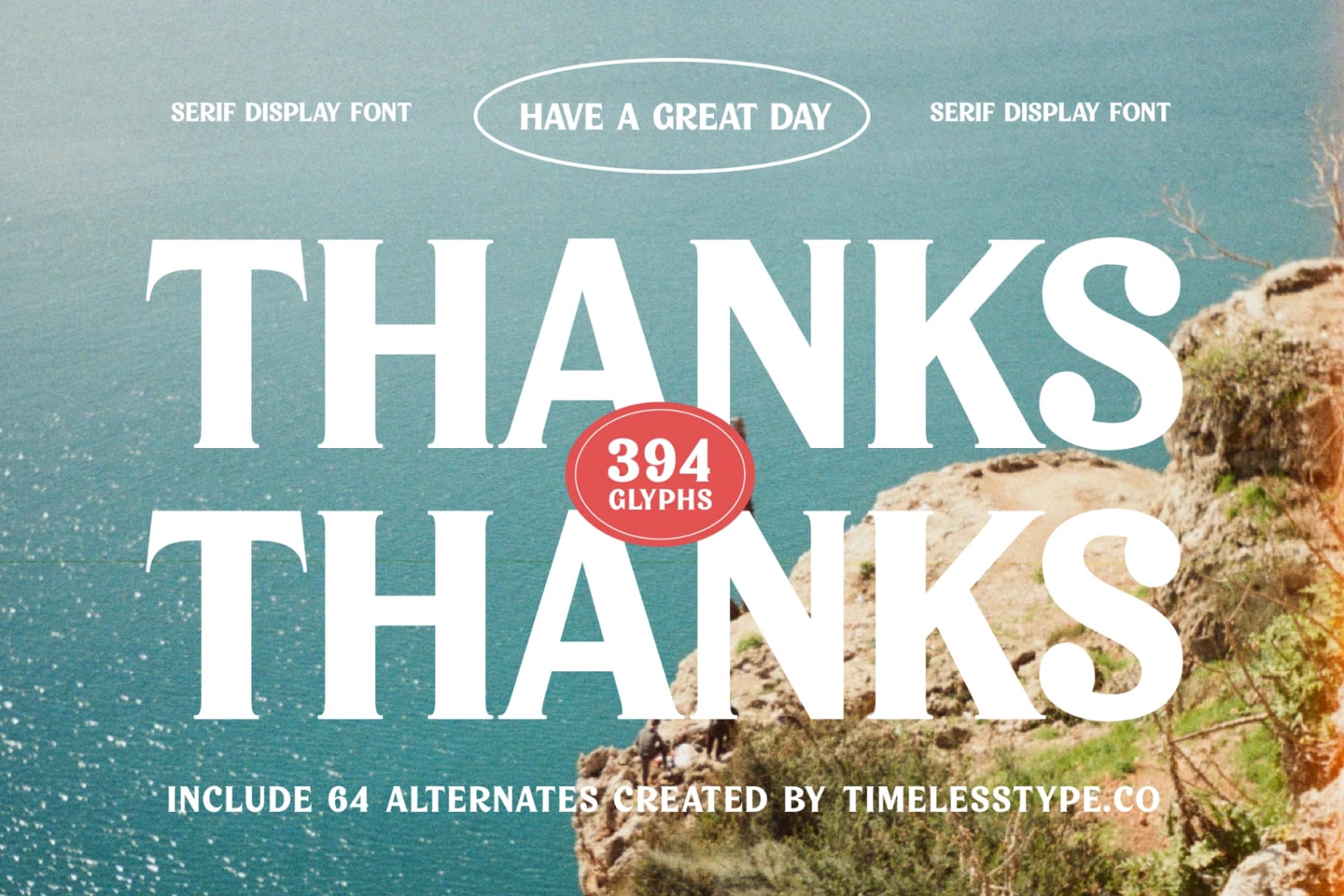 Preview 20 for Dream Waves - Serif Display Font