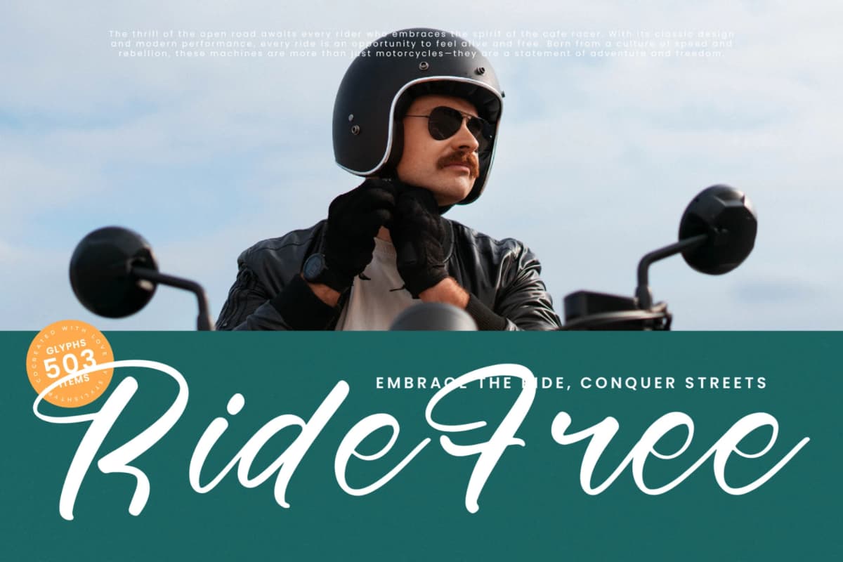 Globals Simple - Bold Calligraphy Script font preview 7