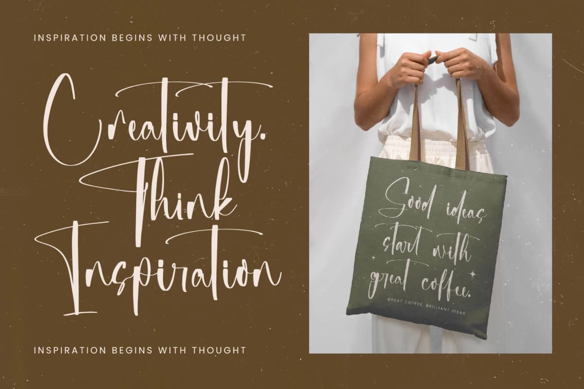 Michelyne - Stylish Signature Font font preview 12