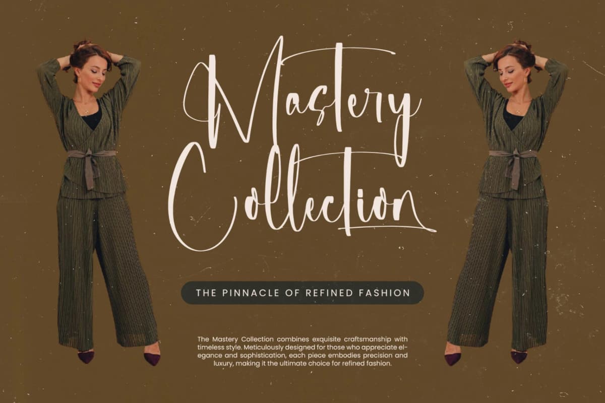 Michelyne - Stylish Signature Font font preview 15