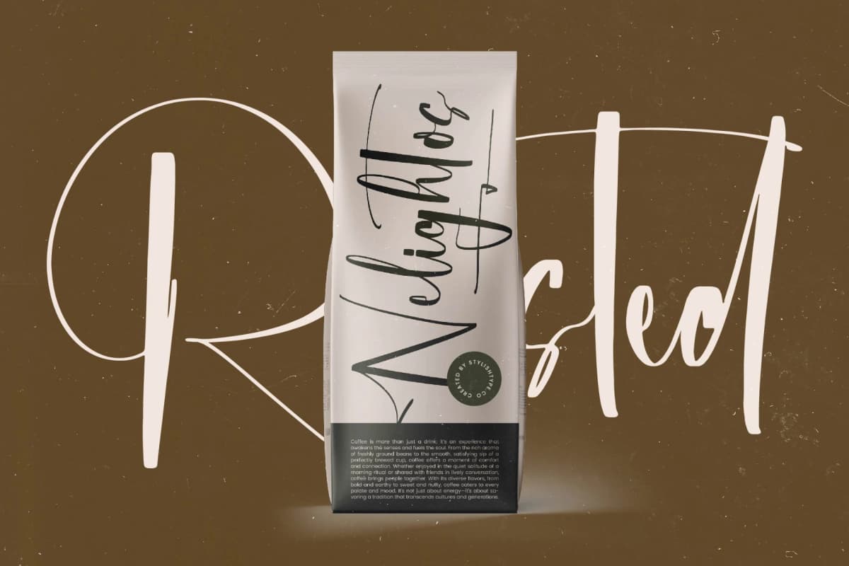 Michelyne - Stylish Signature Font font preview 9