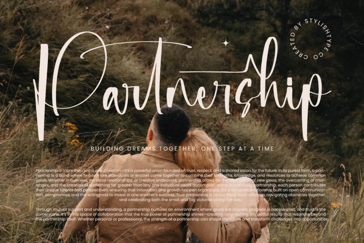 Michelyne - Stylish Signature Font font preview 14