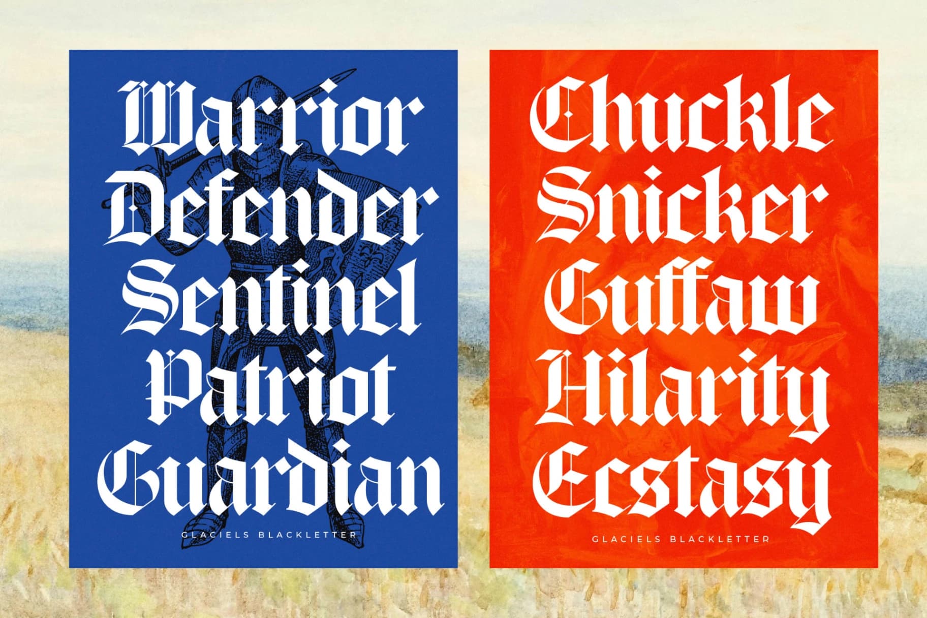 Preview 8 for Glaciels - New Blackletter Font