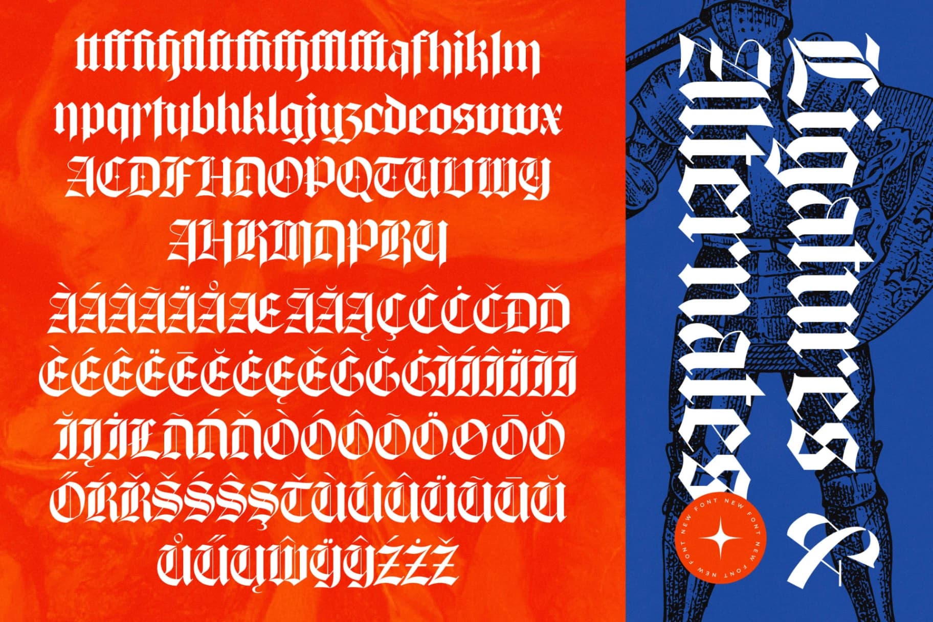 Preview 19 for Glaciels - New Blackletter Font