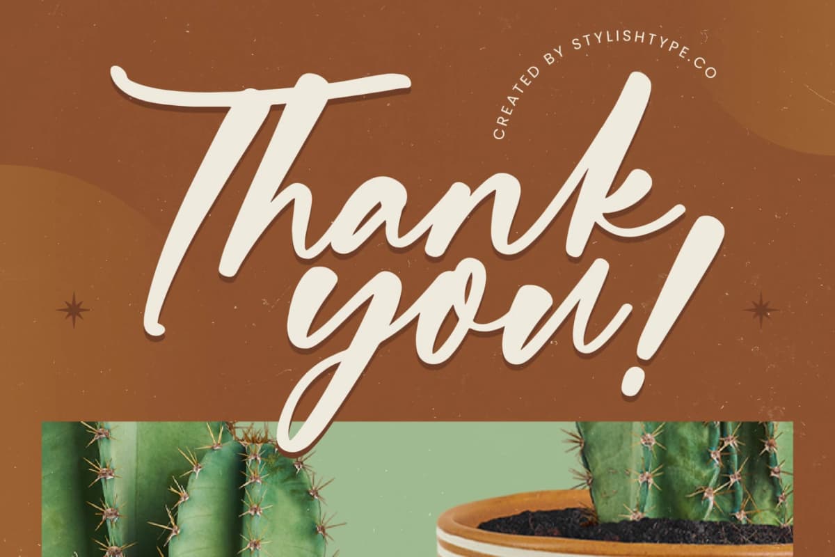 Bartely Cactus - Natural Handwritten Font font preview 20