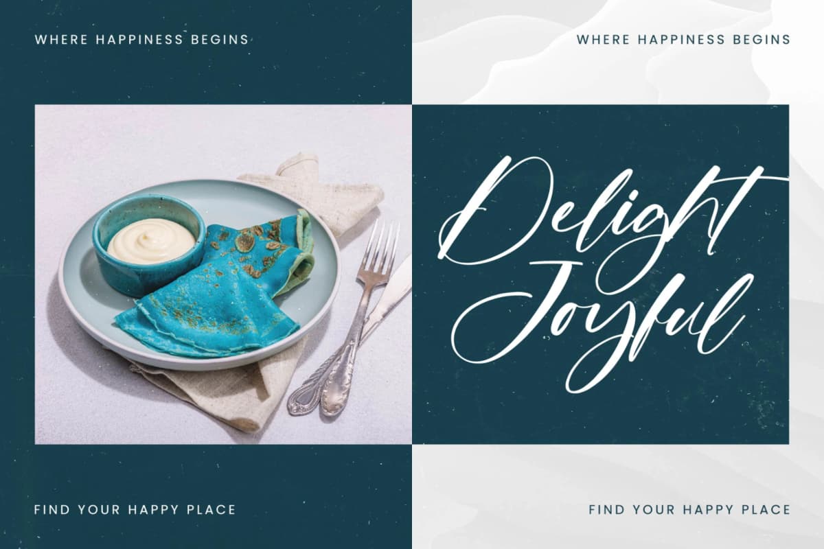 Preview 12 for Griftons Jecthor - Stylish Handwritten Font