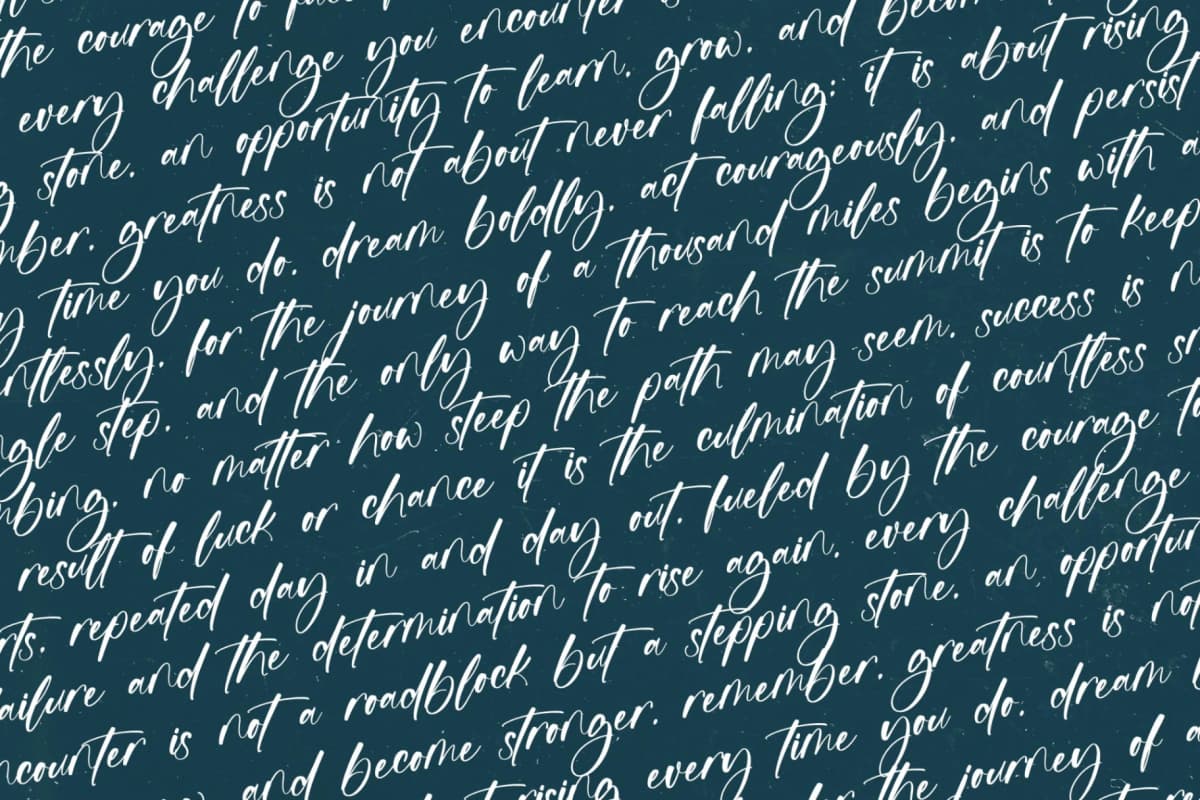 Preview 13 for Griftons Jecthor - Stylish Handwritten Font