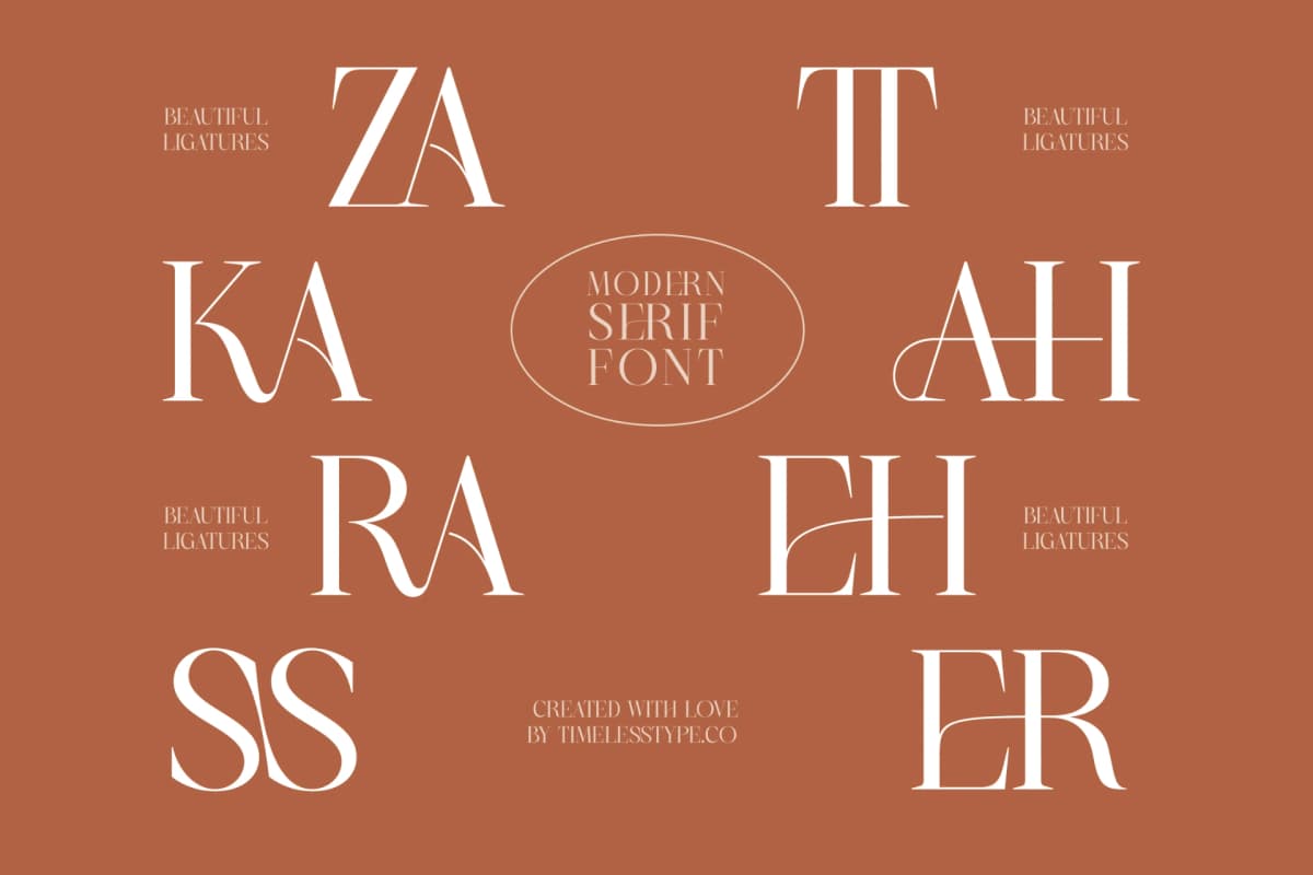 Preview 13 for Heqra - Modern Serif Font