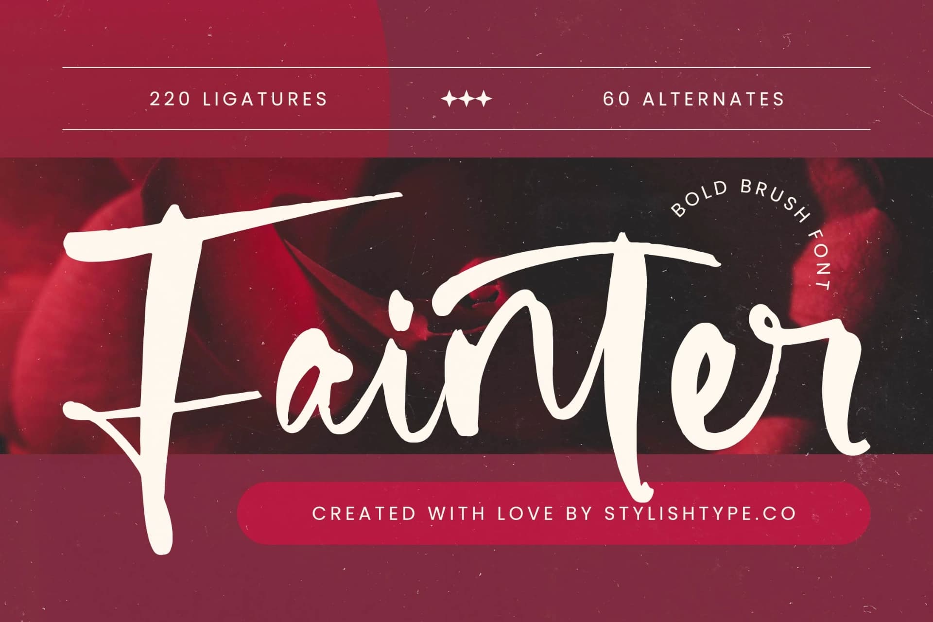 Preview of Fainter - Bold Brush Font font