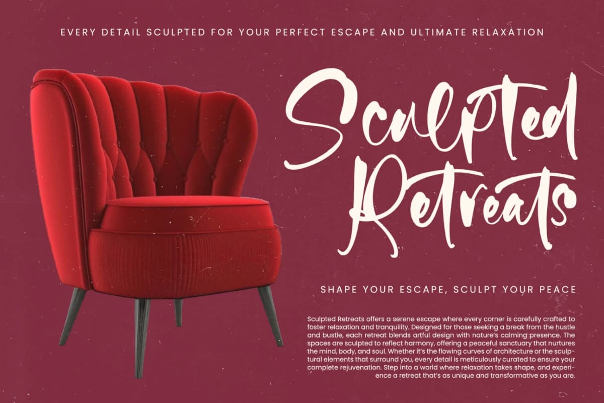 Fainter - Bold Brush Font font preview 2