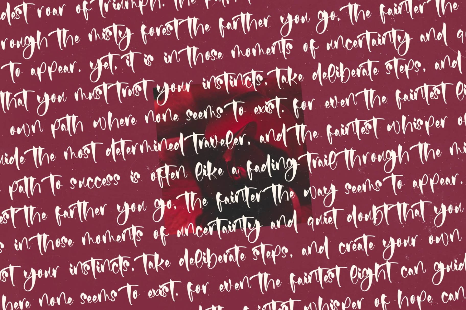 Preview 12 for Fainter - Bold Brush Font