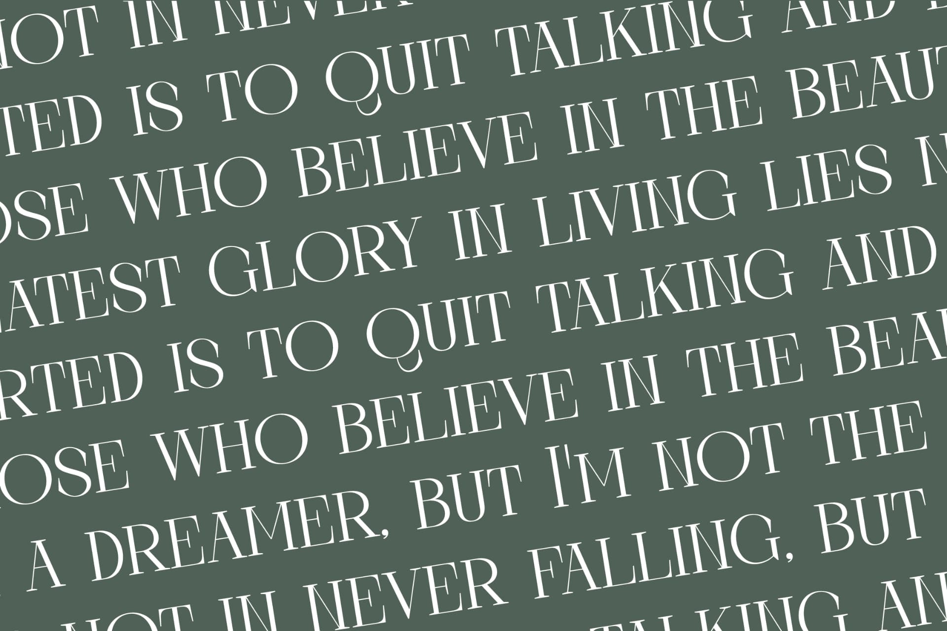 Preview 17 for Barely Painter - All Caps Serif Font
