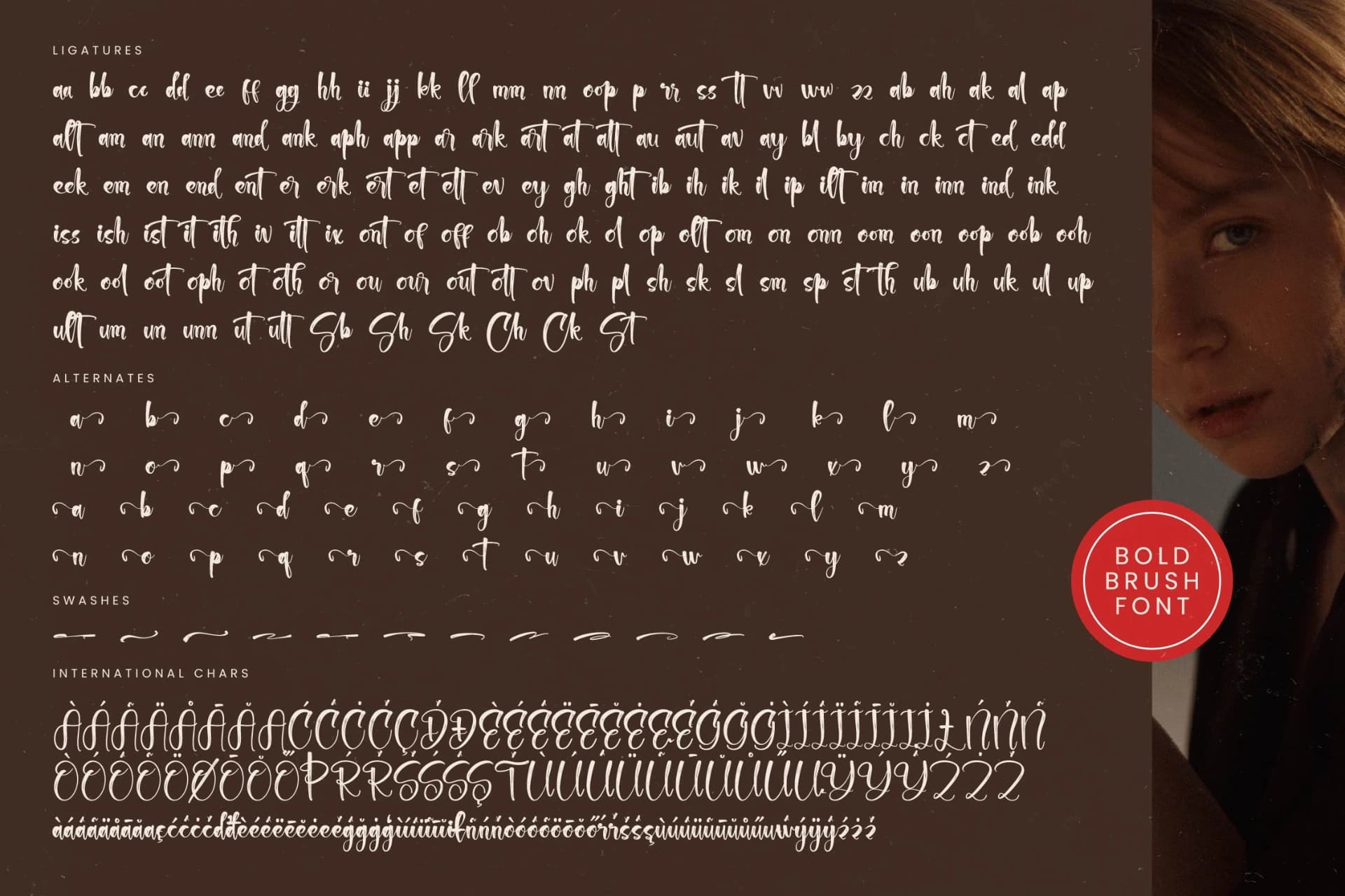 Preview 19 for Chinstrap Stucky - Bold Brush Font