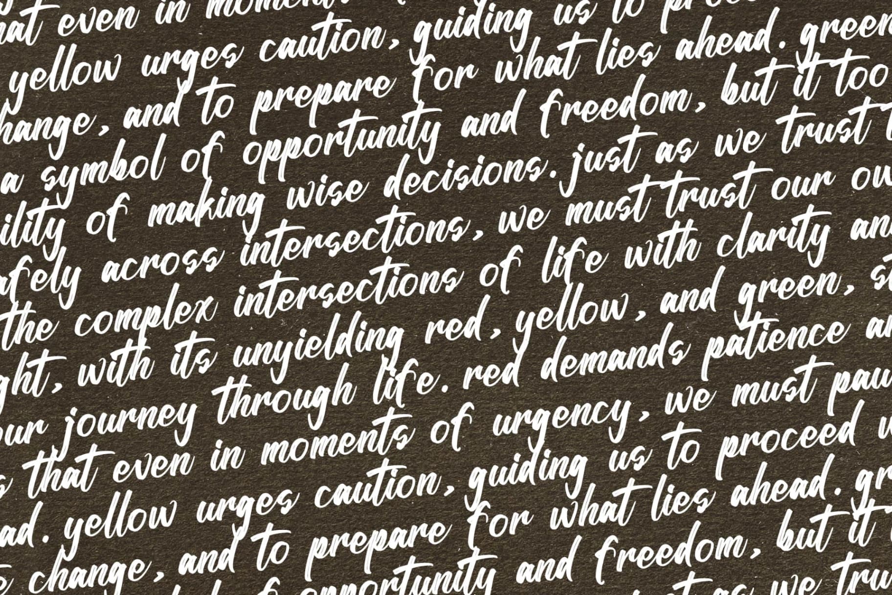 Preview 12 for Stoplight - Bold Calligraphy Font