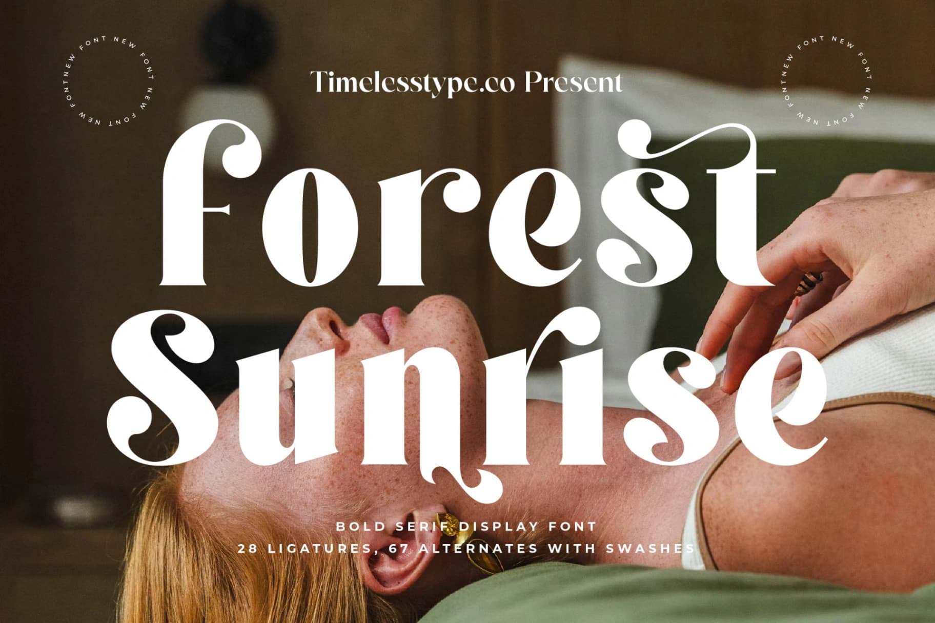 Preview 1 for Forest Sunrise - Bold Serif Display Font