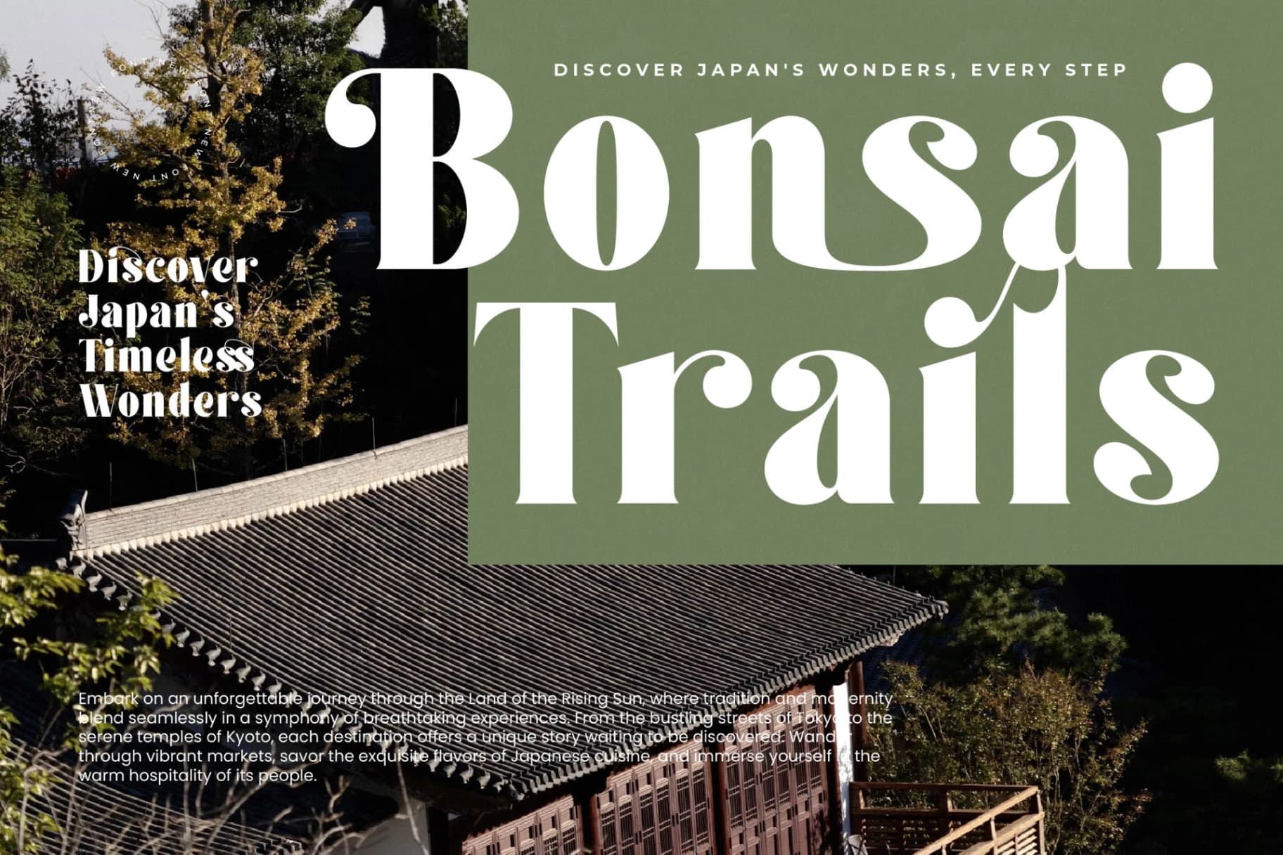 Preview 16 for Forest Sunrise - Bold Serif Display Font