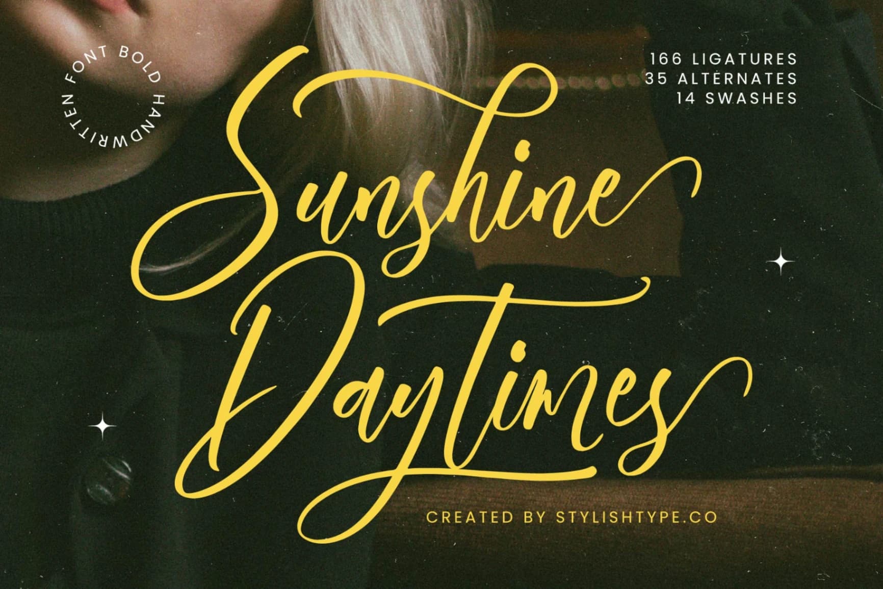 Preview of Sunshine Daytimes - Bold Handwritten Font font