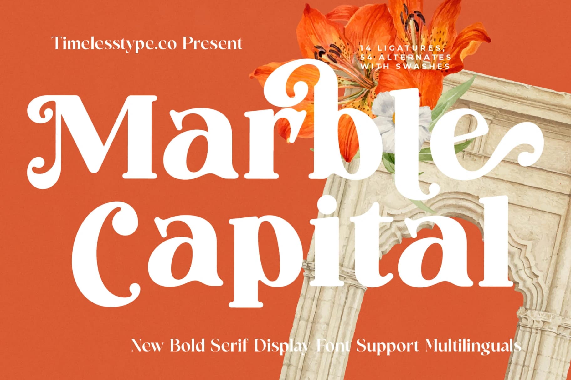 Preview 1 for Marble Capital - New Bold Serif Display
