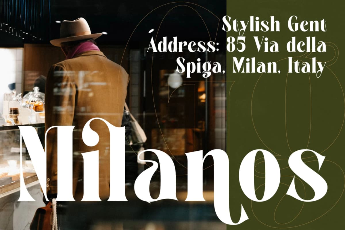Preview 8 for Martego - Modern Bold Serif Font