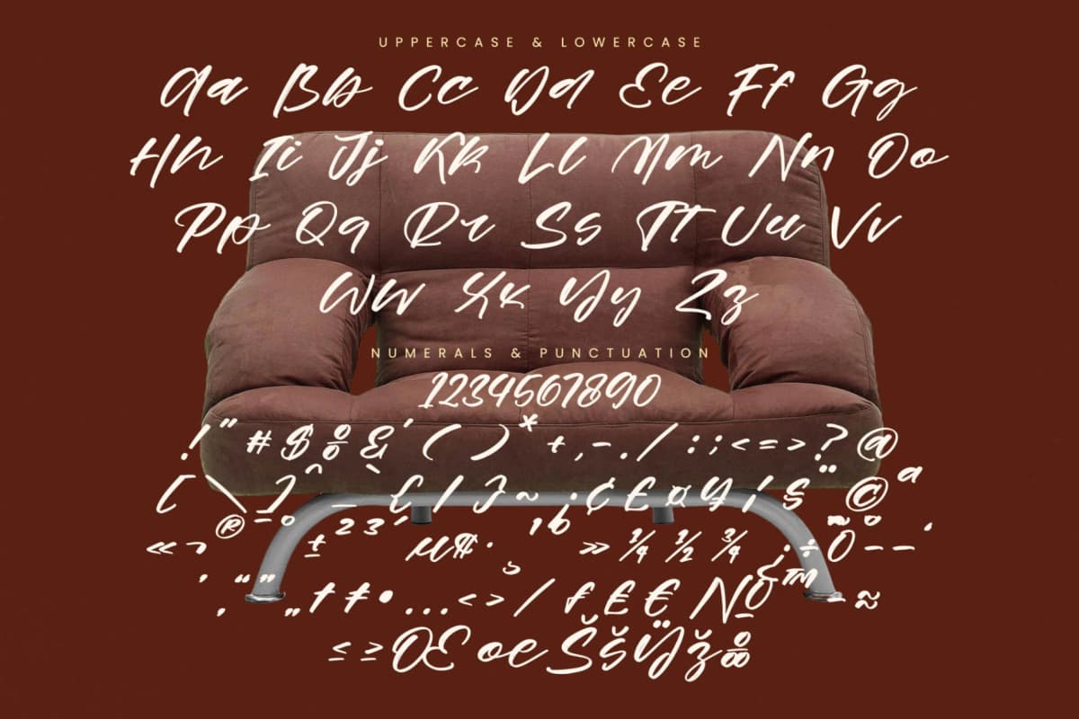 Prime Joyful - Brush Calligraphy Script font preview 18