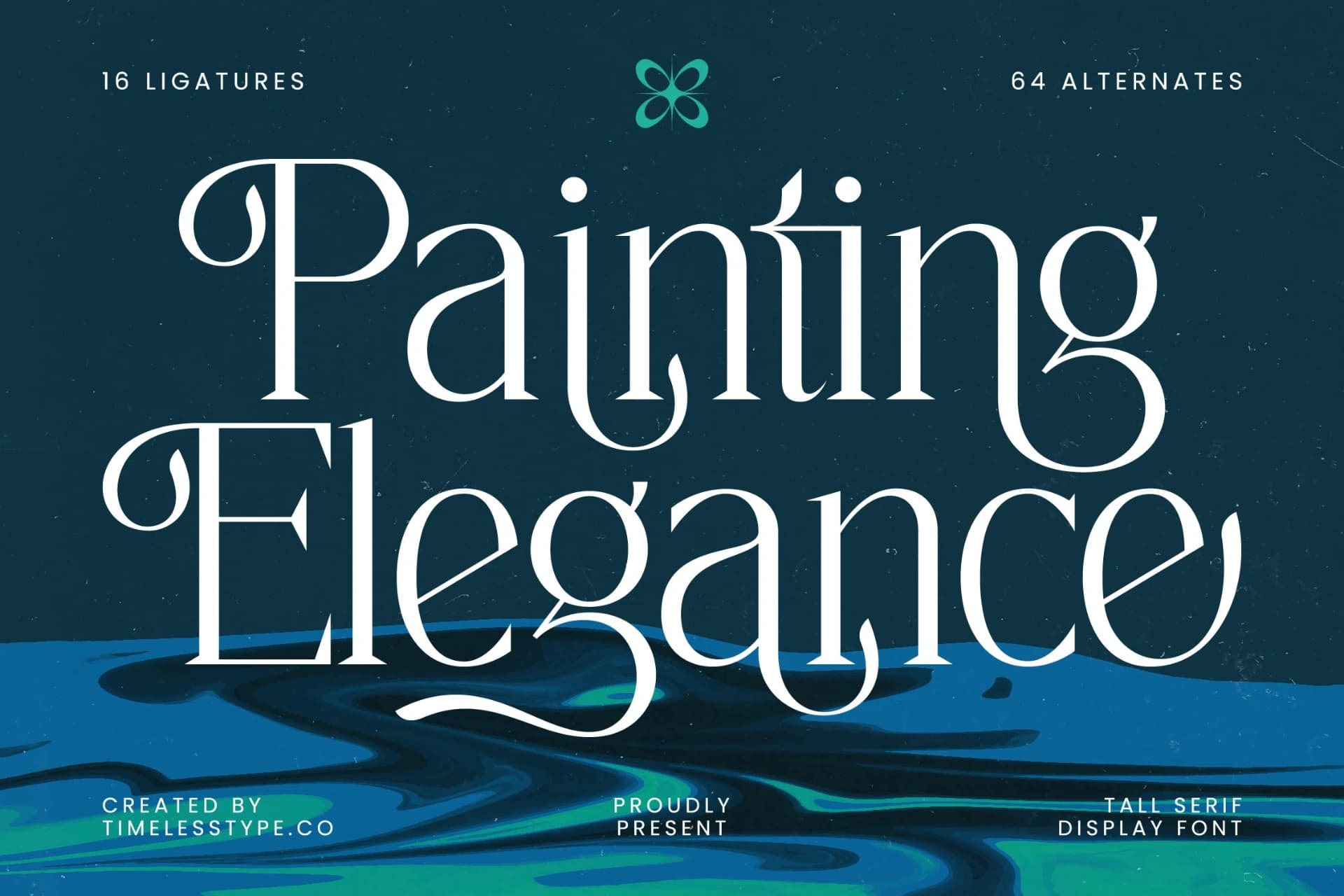 Preview 1 for Painting Elegance - Tall Serif Display Font
