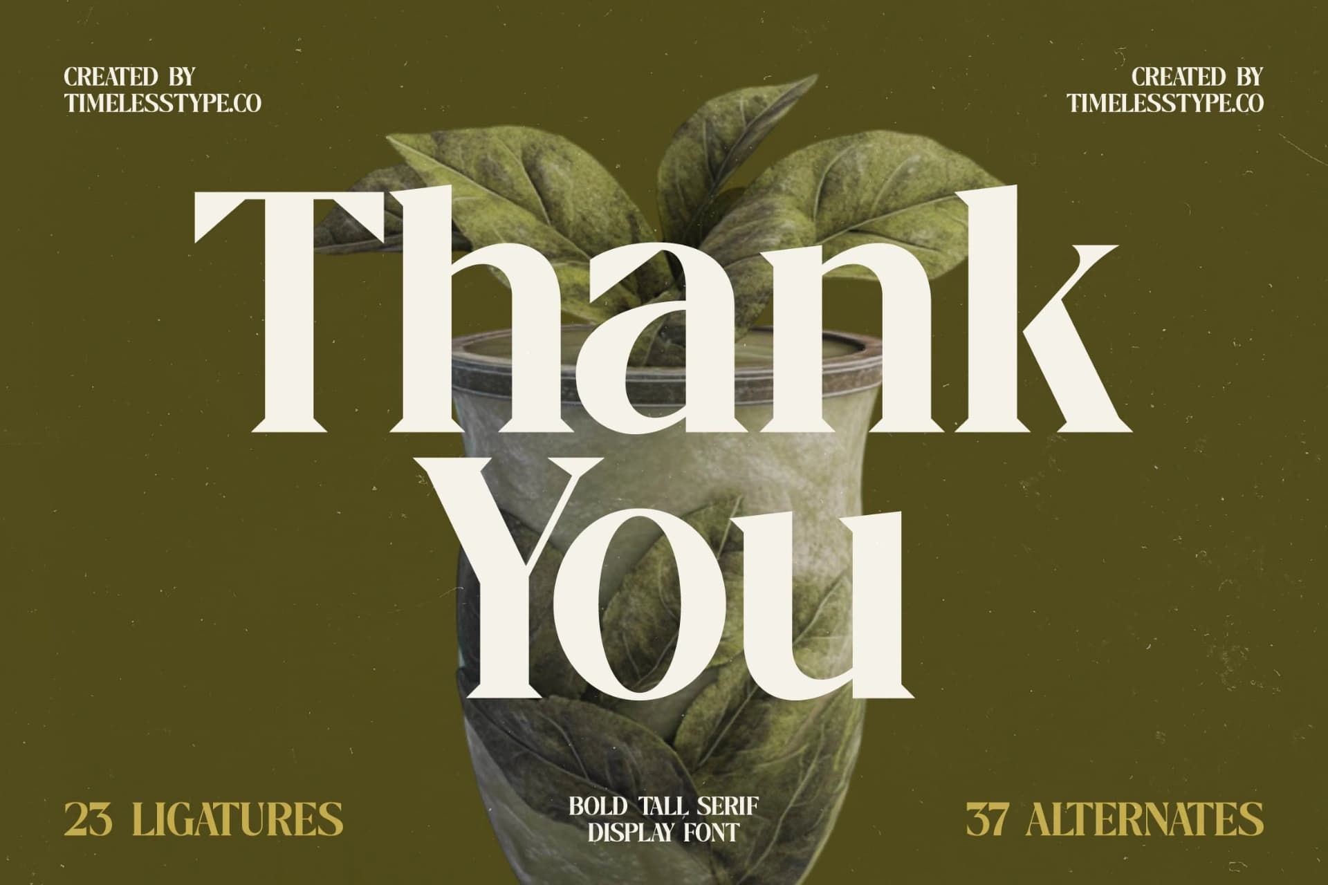 Preview 20 for Mistical Spring - Bold Tall Serif Display Font