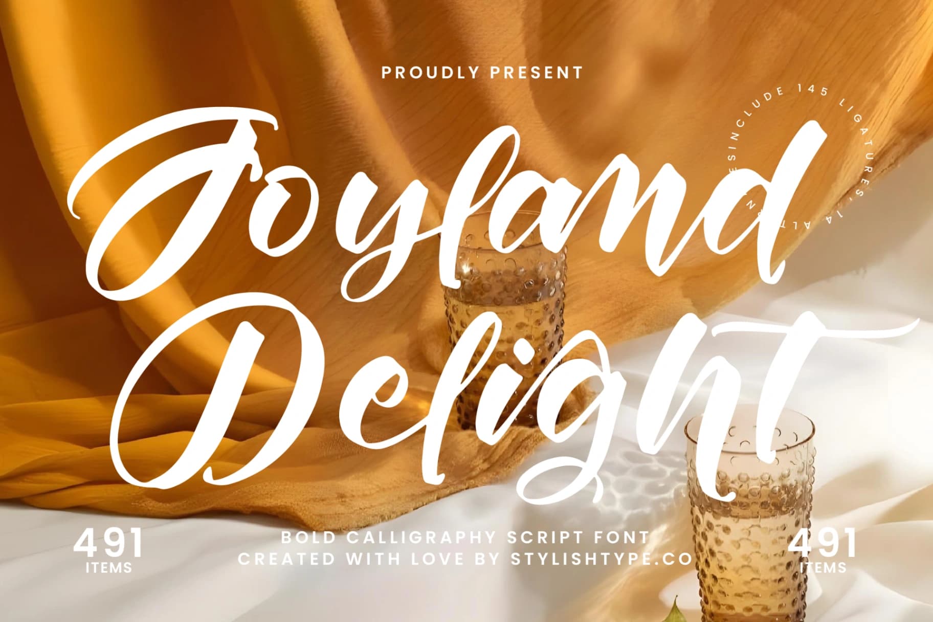 Preview of Joyland Delight - Bold Calligraphy Script font