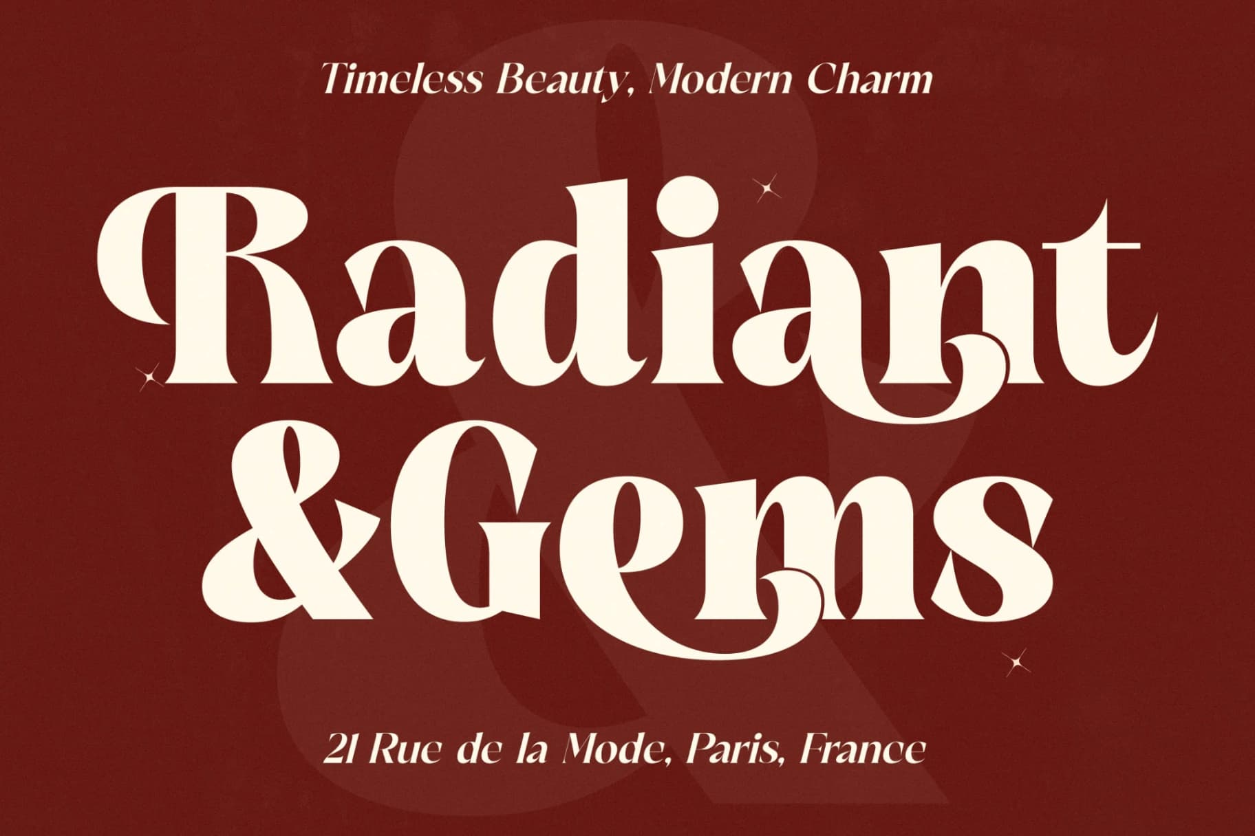 Preview 15 for Bugeta Dream - New Modern Bold Serif