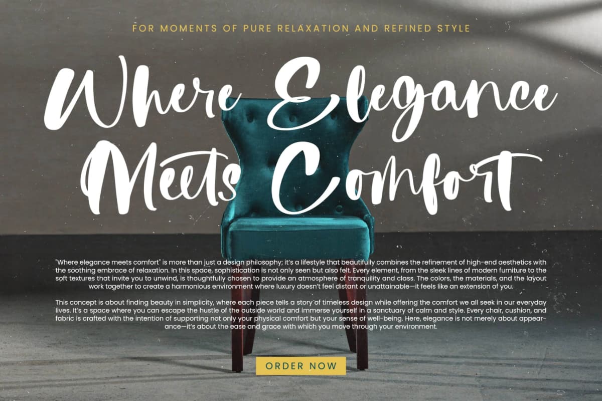 Refresh Youter - Bold Handwritten Font font preview 12