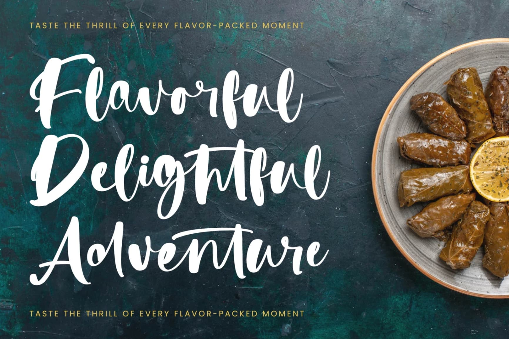 Preview 6 for Refresh Youter - Bold Handwritten Font