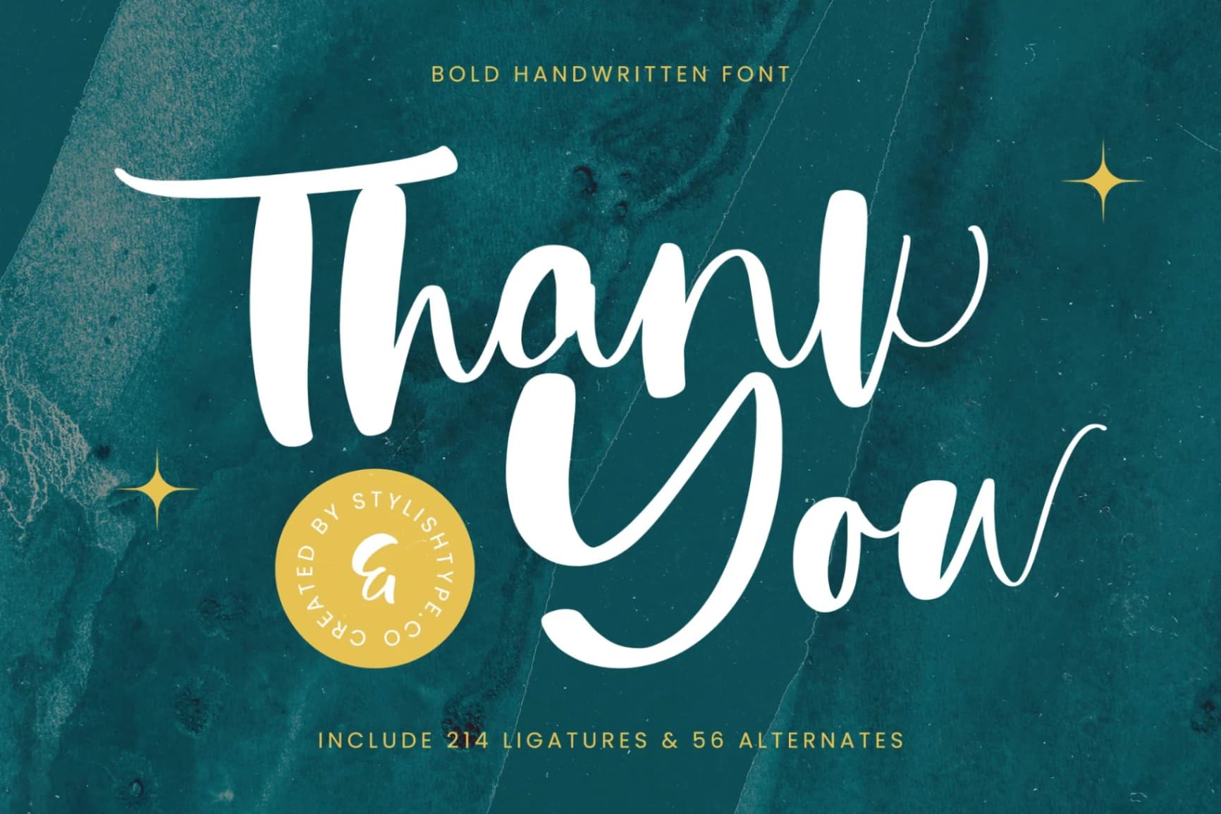 Preview 20 for Refresh Youter - Bold Handwritten Font