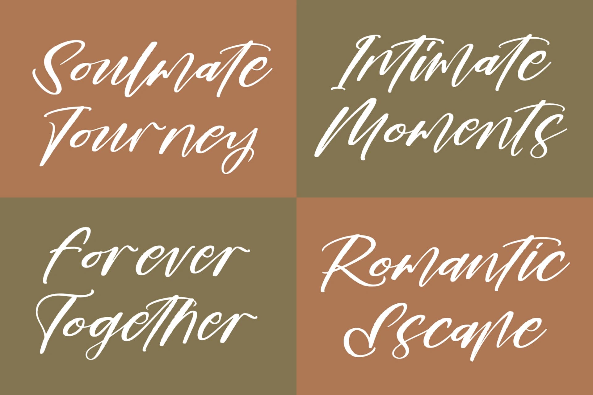 Preview 5 for Romantic Mastery - Modern Brush Script Font