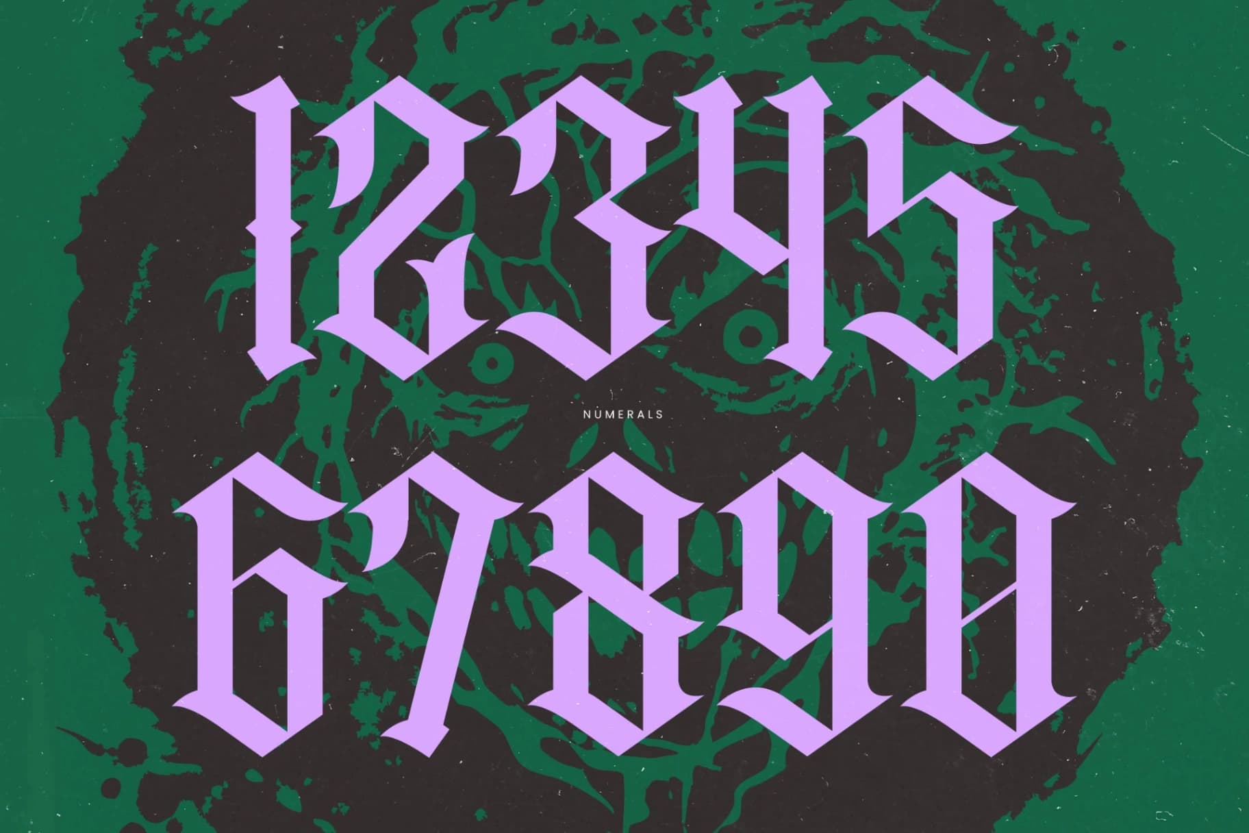 Preview 12 for Recoil Backlash - Stylish Blacklatter Font