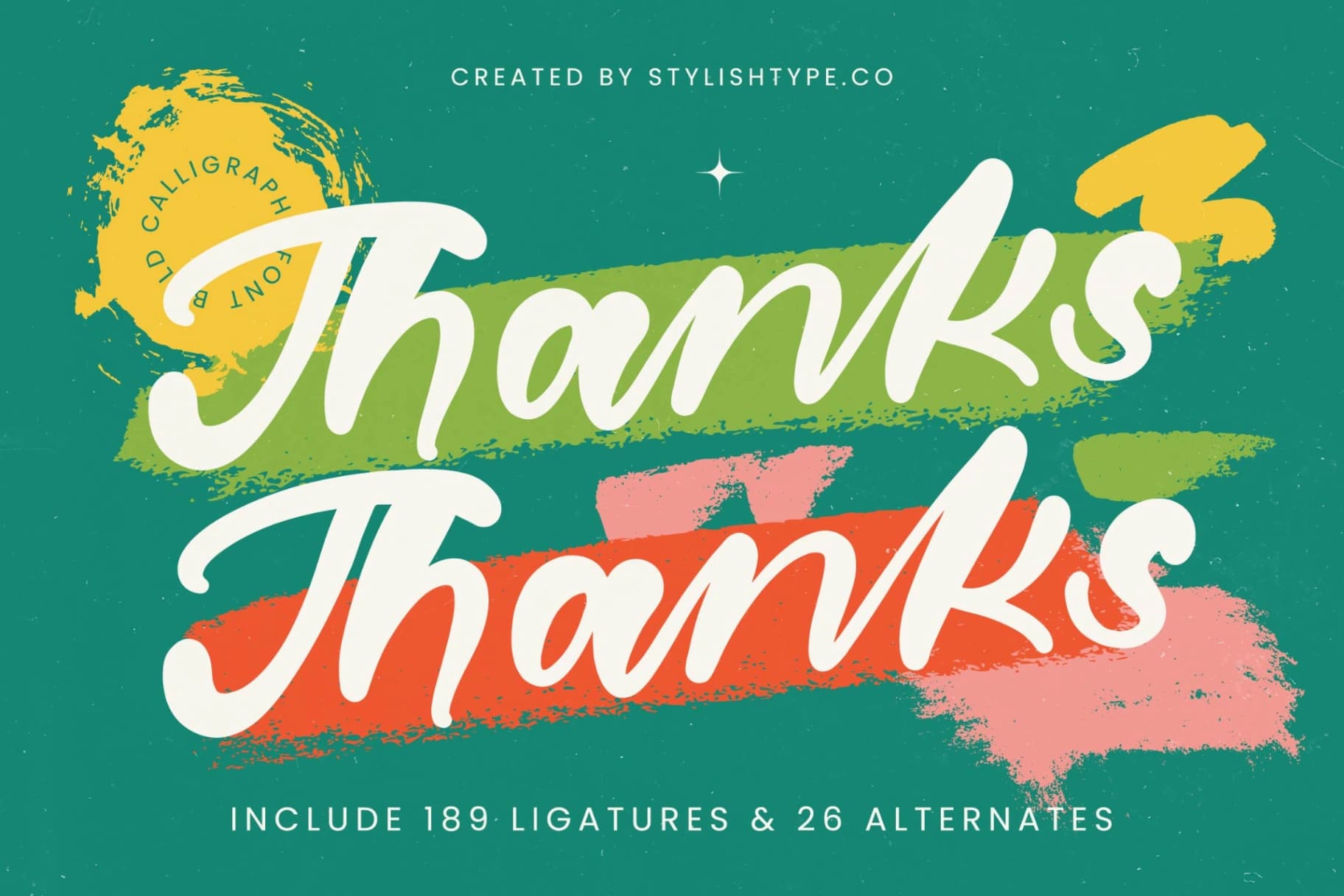 Preview 20 for Bluder Quintal - Bold Calligraphy Font
