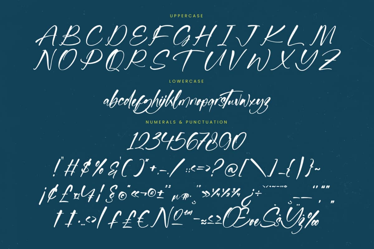 Preview 18 for Mentally Positives - Bold Brush Font