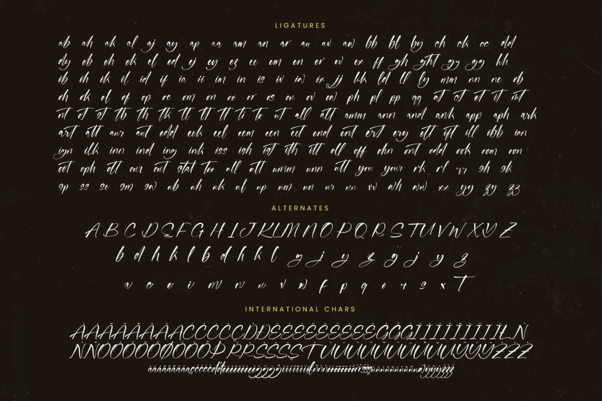 Preview 19 for Mentally Positives - Bold Brush Font