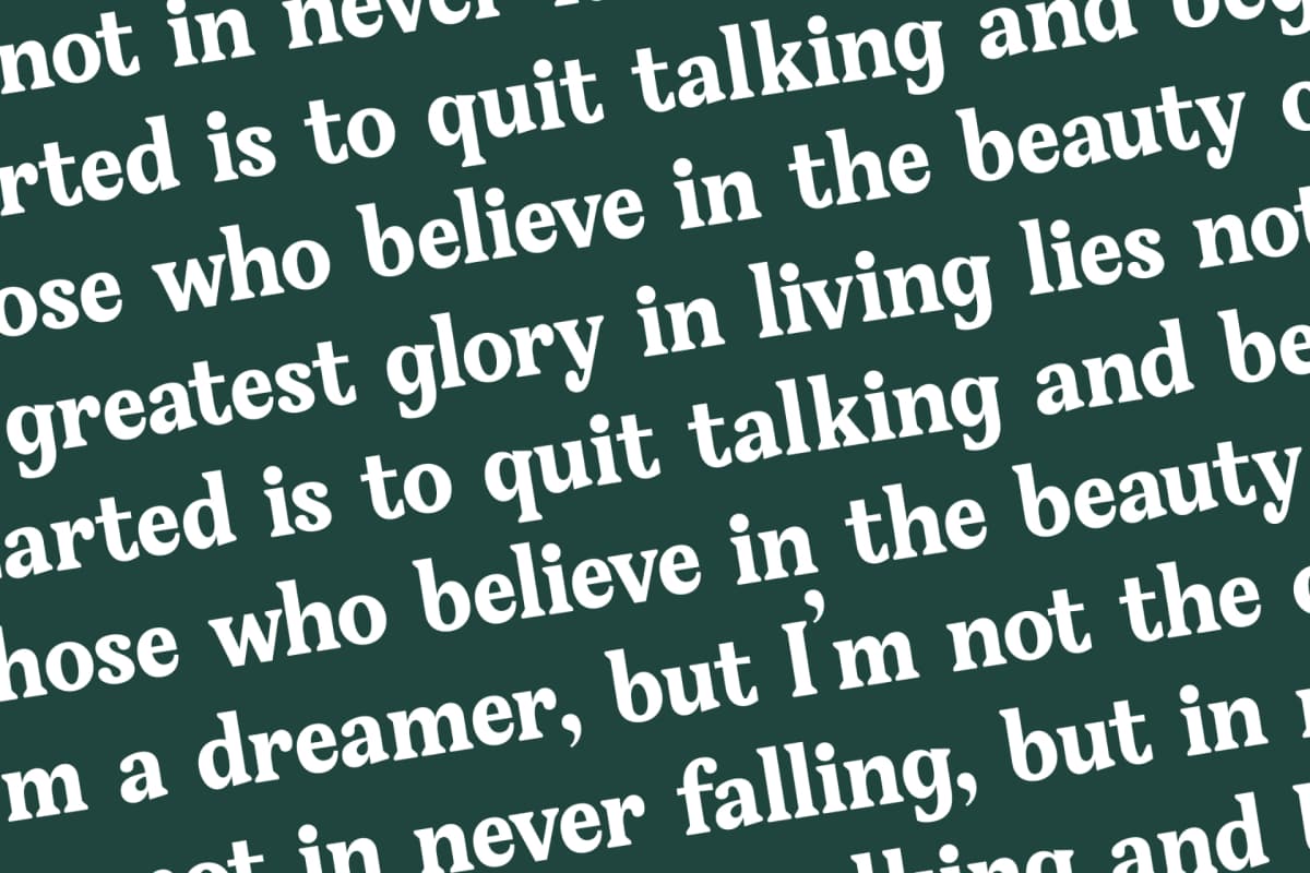 Gafjust Minfine - Modern Serif Display font preview 17