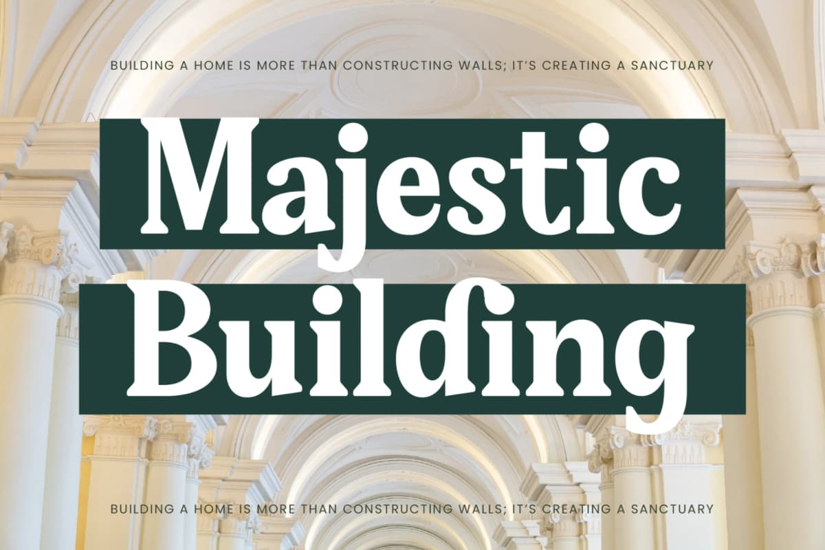 Gafjust Minfine - Modern Serif Display font preview 14