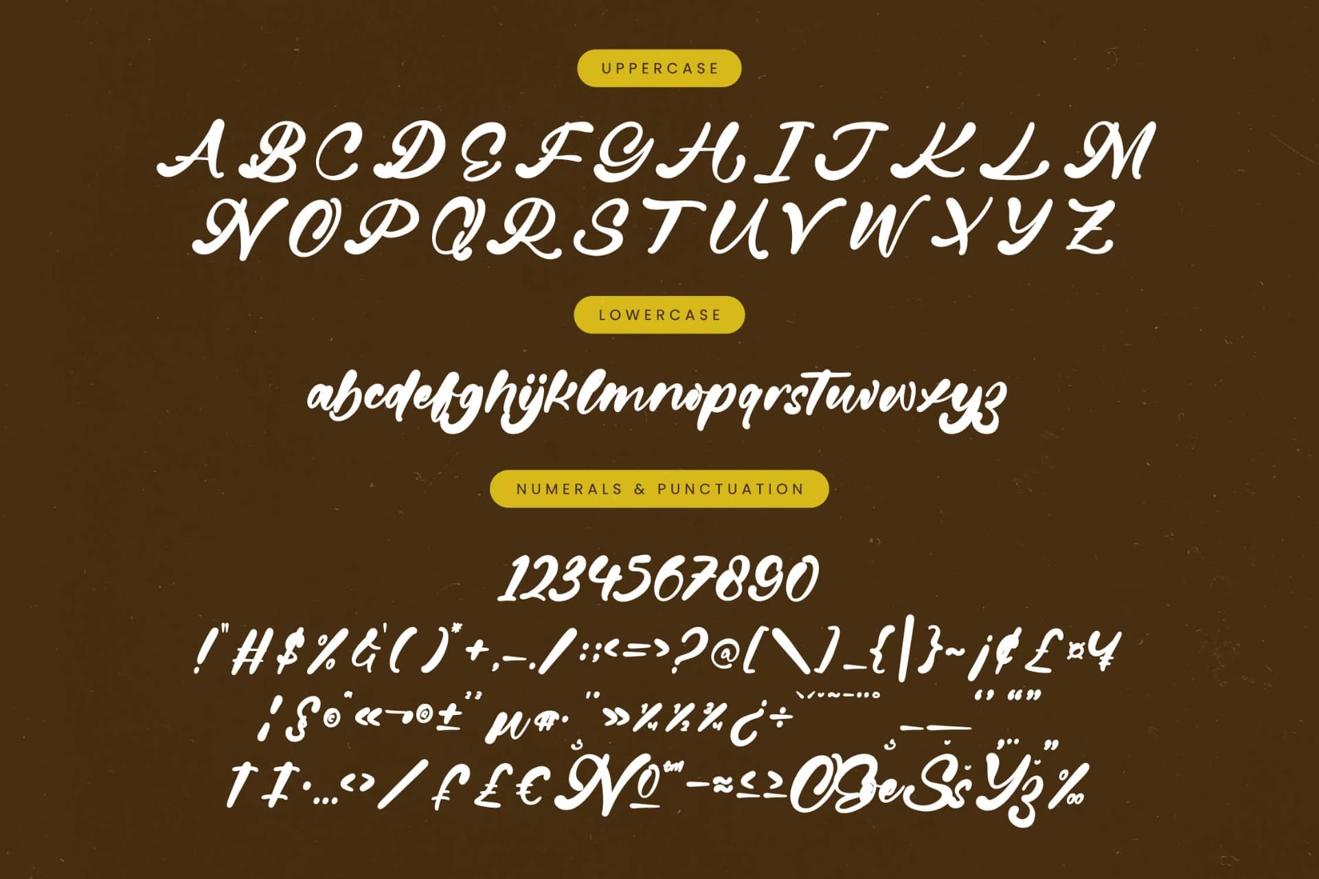 Preview 18 for Gintery Dhump - Bold Calligraphy Font