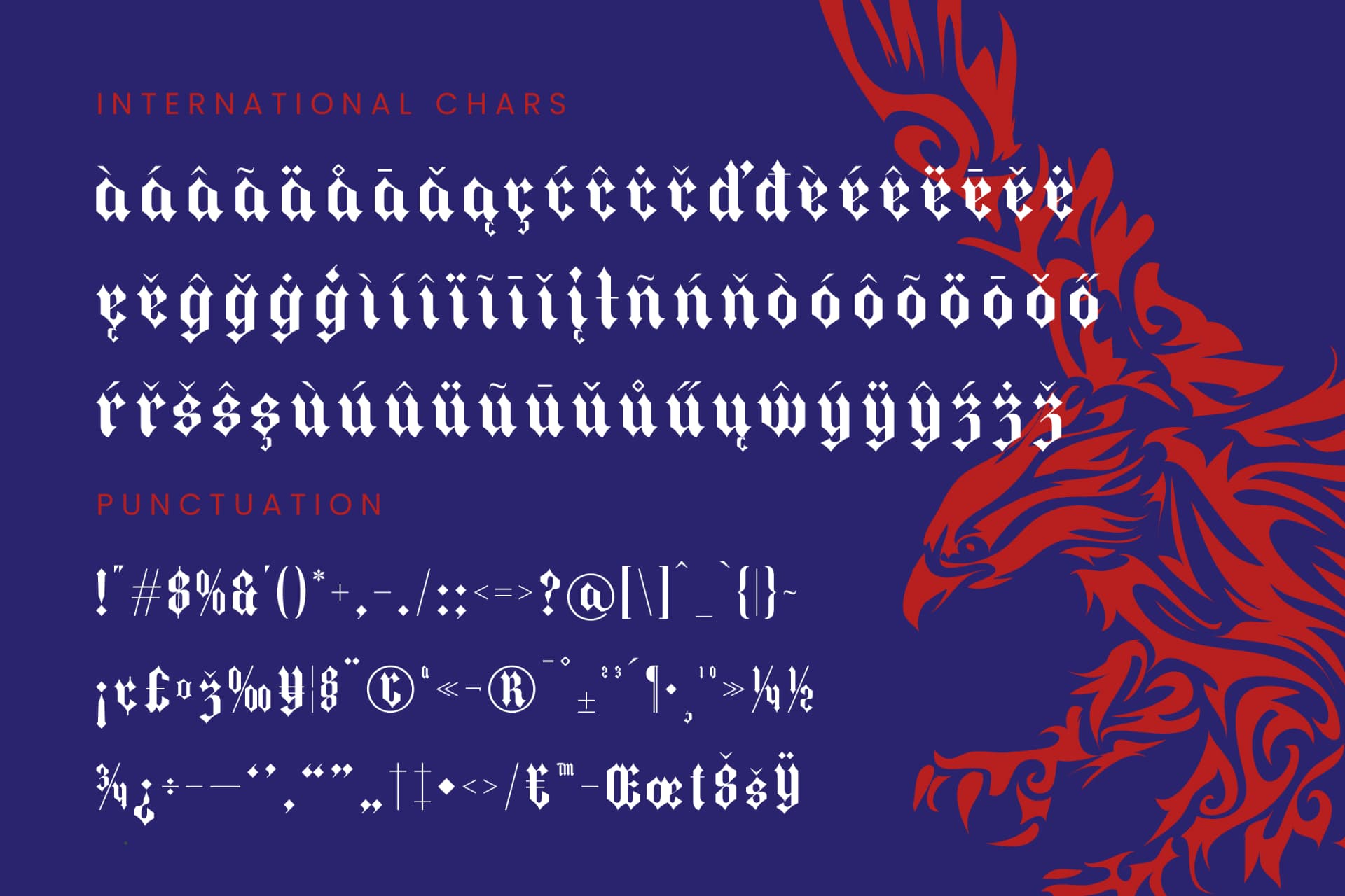 Preview 19 for The Raffers - Blackletter Font