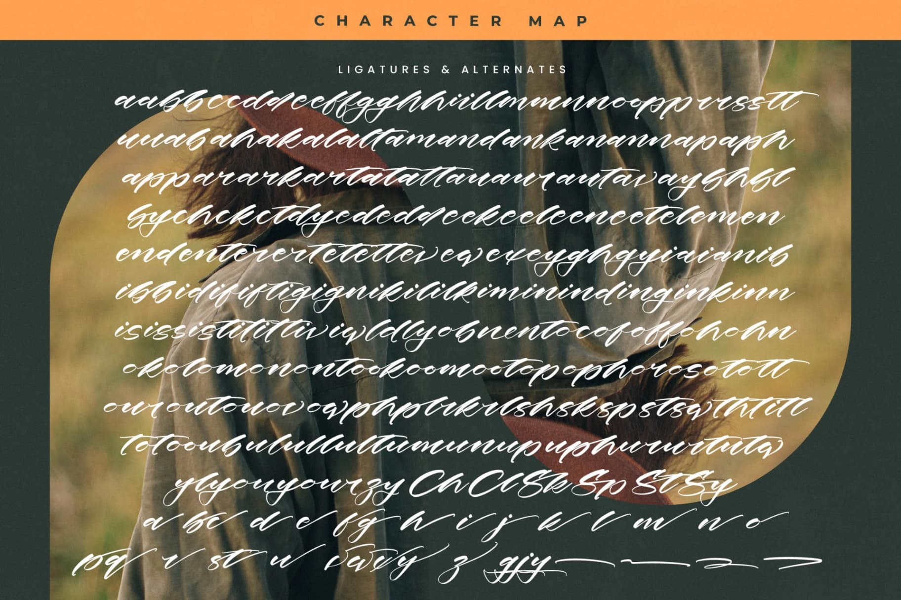 Preview 19 for History Kindes - Modern Calligraphy Script Font