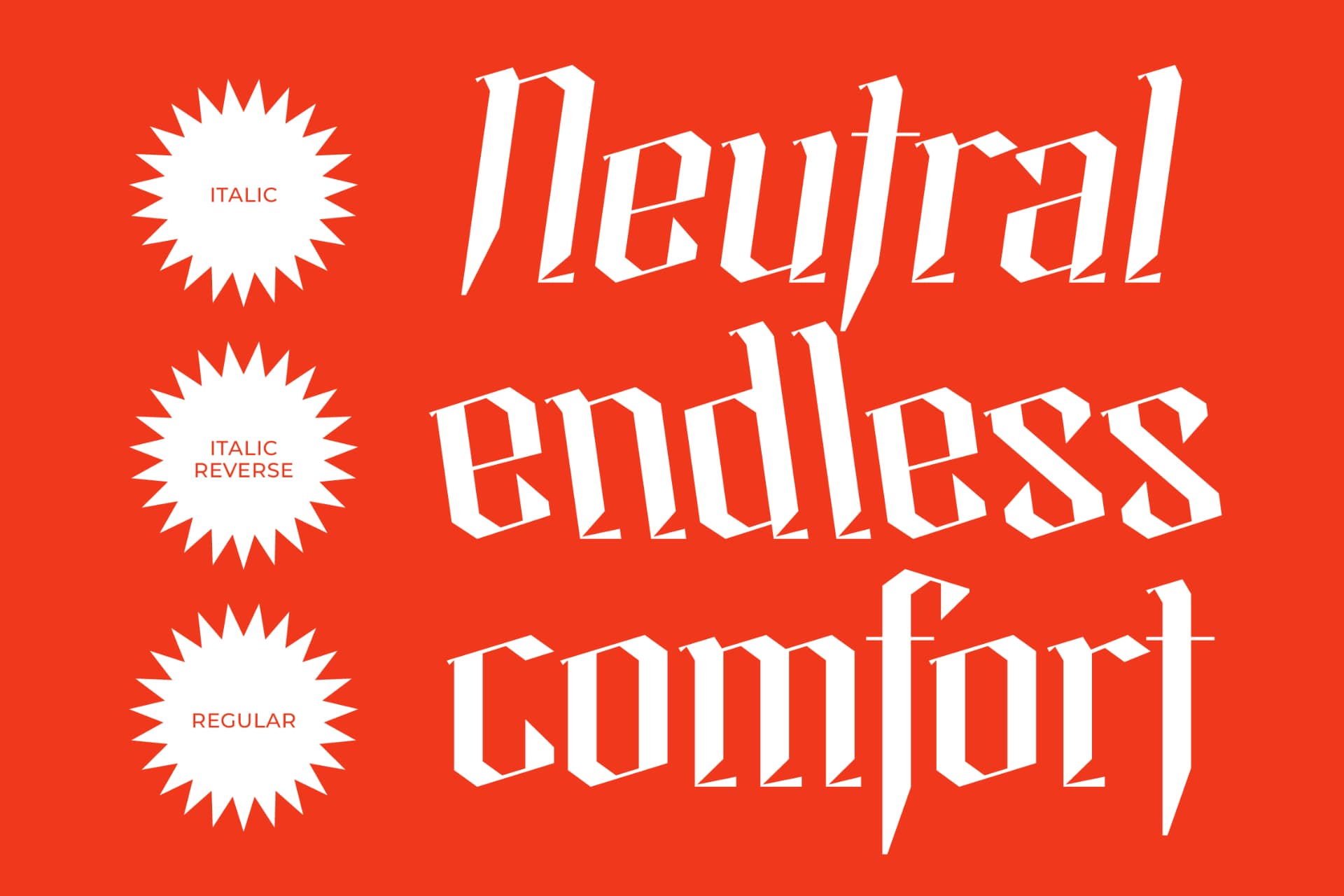 Preview 3 for Helosa - Modern Blackletter Font