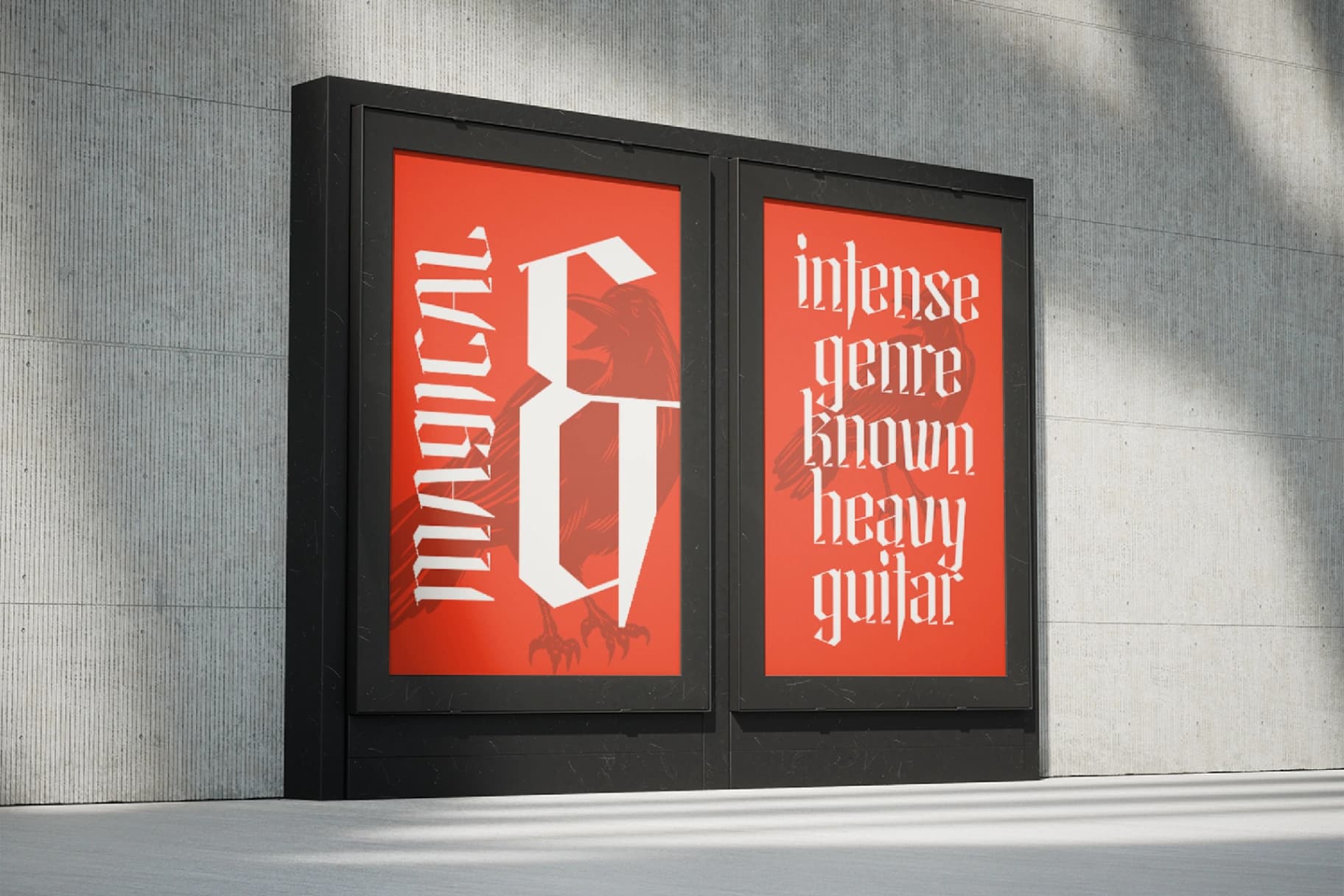 Preview 4 for Helosa - Modern Blackletter Font